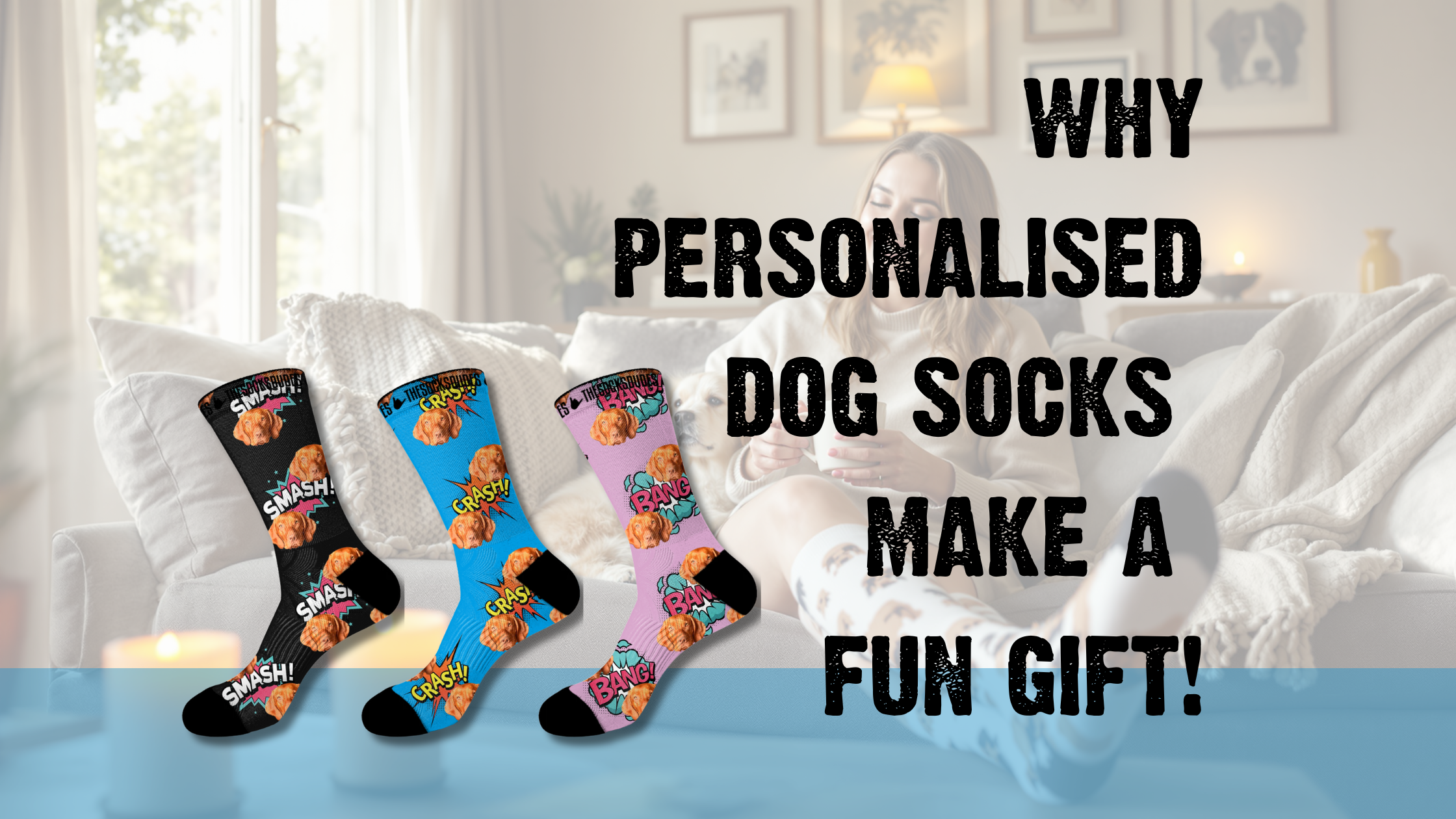 Funny personalised dog socks with your pet’s face – the ultimate gift idea for dog lovers in the UK