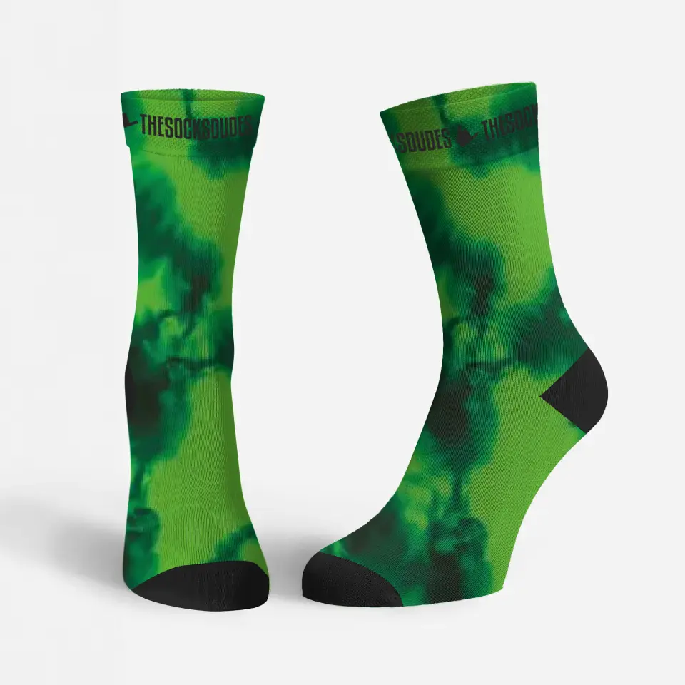 Cool Tie Die Deep Green