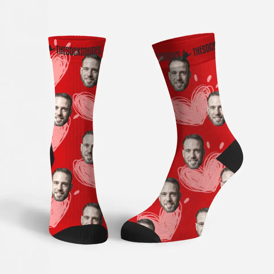 Custom Dude Face Sock